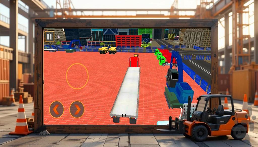 بازی لودر سواری | جاده سازی - عکس بازی موبایلی اندروید