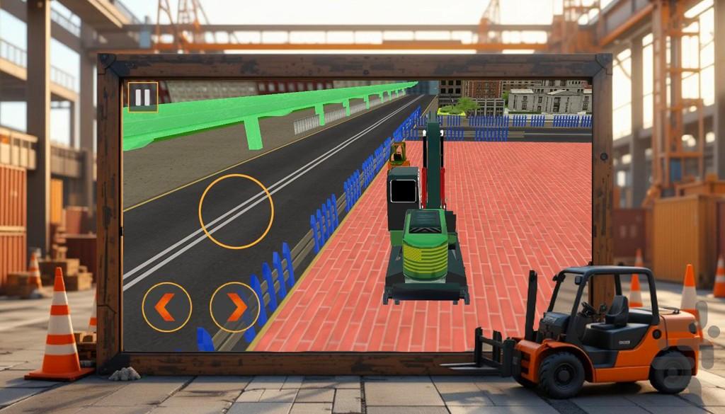 بازی لودر سواری | جاده سازی - عکس بازی موبایلی اندروید