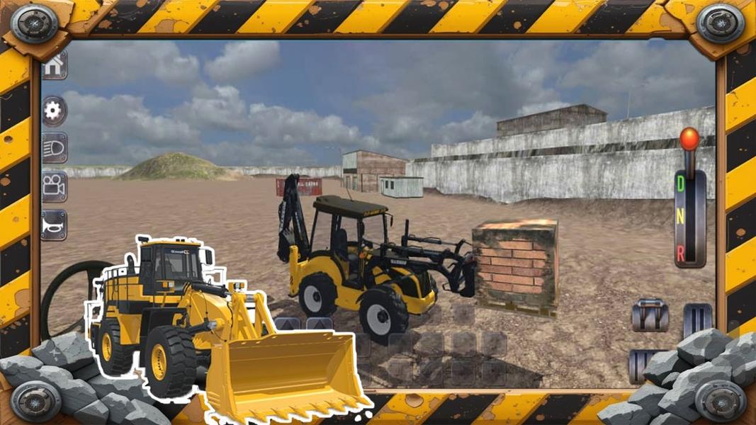 بازی لودر حمل مصالح - Gameplay image of android game