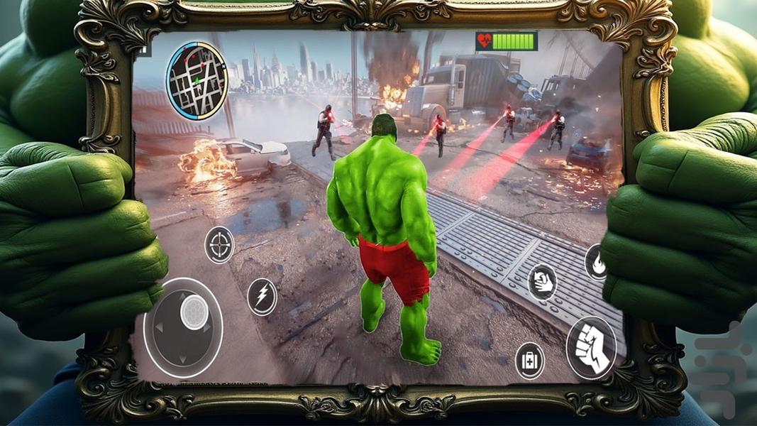 بازی هالک - Gameplay image of android game