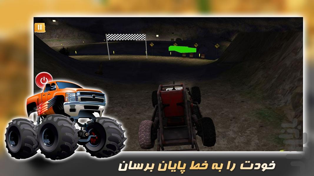 بازی ماشین هیولا - Gameplay image of android game