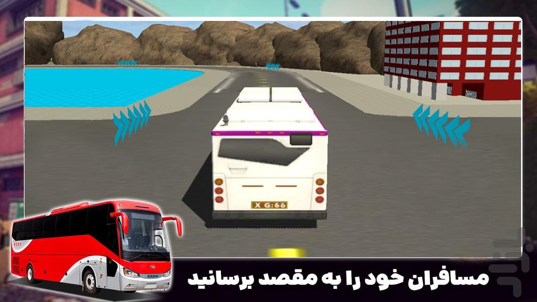 بازی ماشین سنگین | اتوبوس مسافربری - عکس بازی موبایلی اندروید