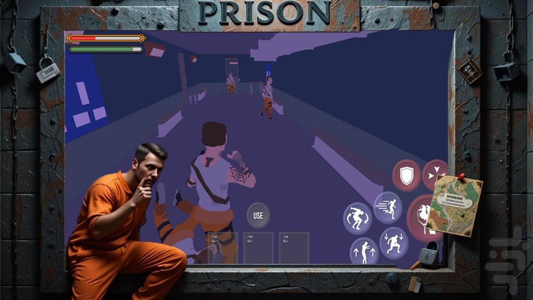 بازی فرار از زندان - Gameplay image of android game