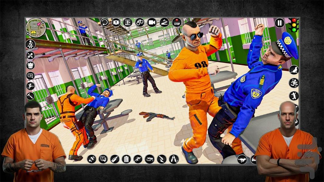 بازی فرار از زندان - Gameplay image of android game