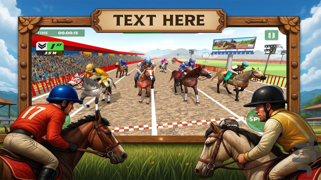 بازی اسب سواری - Gameplay image of android game