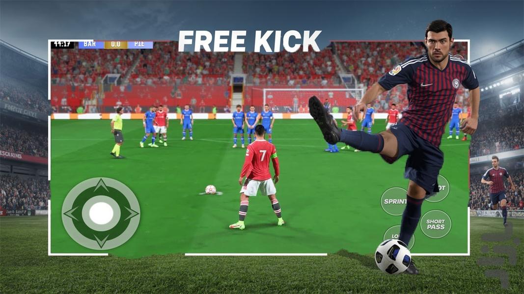 بازی ضربه ازاد - Gameplay image of android game