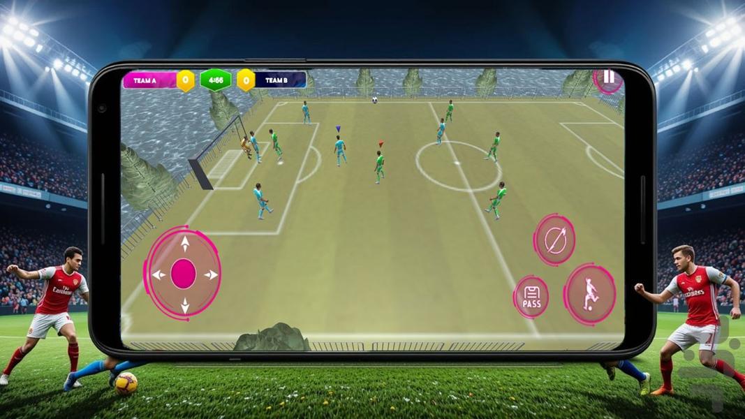 بازی فوتبال لیگ برتر - Gameplay image of android game