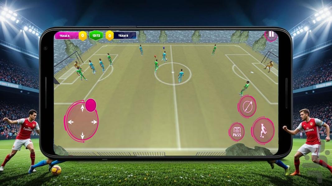 بازی فوتبال لیگ برتر - Gameplay image of android game
