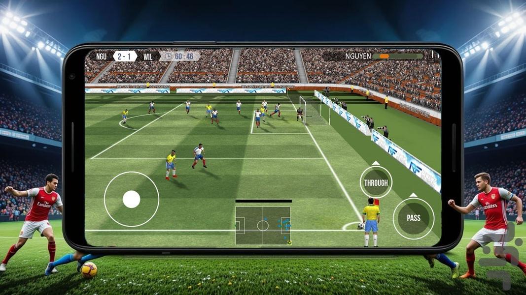 بازی فوتبال لیگ برتر - Gameplay image of android game