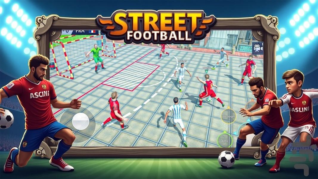 بازی فوتبالی - Gameplay image of android game