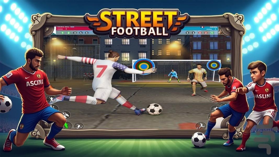 بازی فوتبالی - Gameplay image of android game