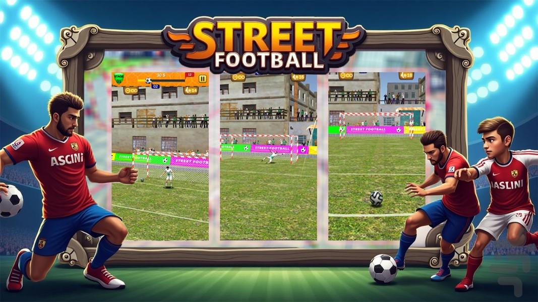 بازی فوتبال | بازی پنالتی - Gameplay image of android game