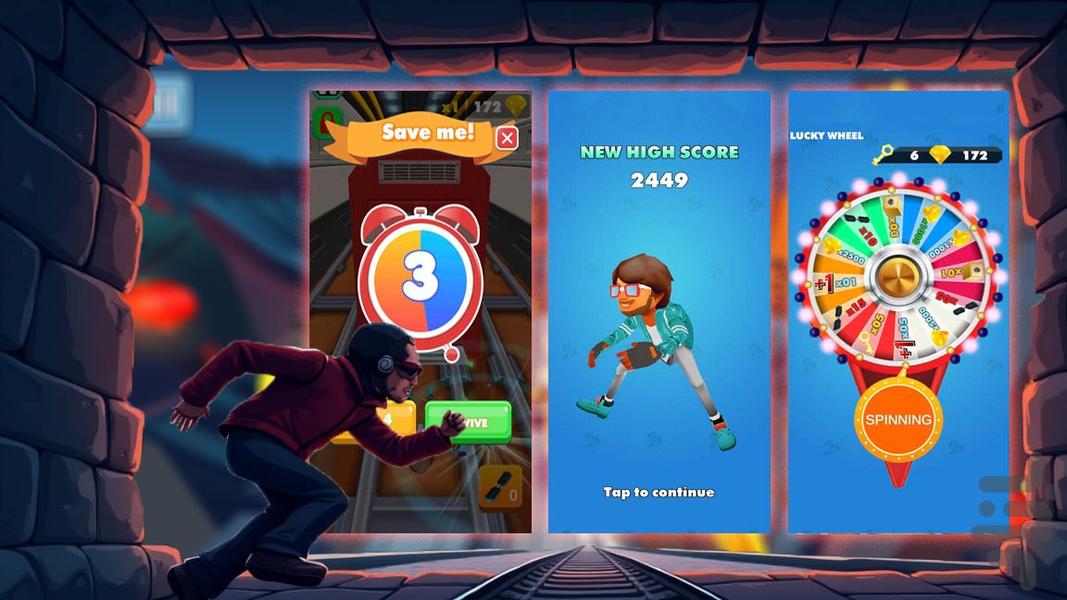 بازی مترو - عکس بازی موبایلی اندروید