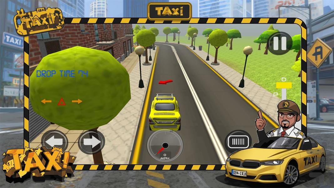 بازی تاکسی - Gameplay image of android game