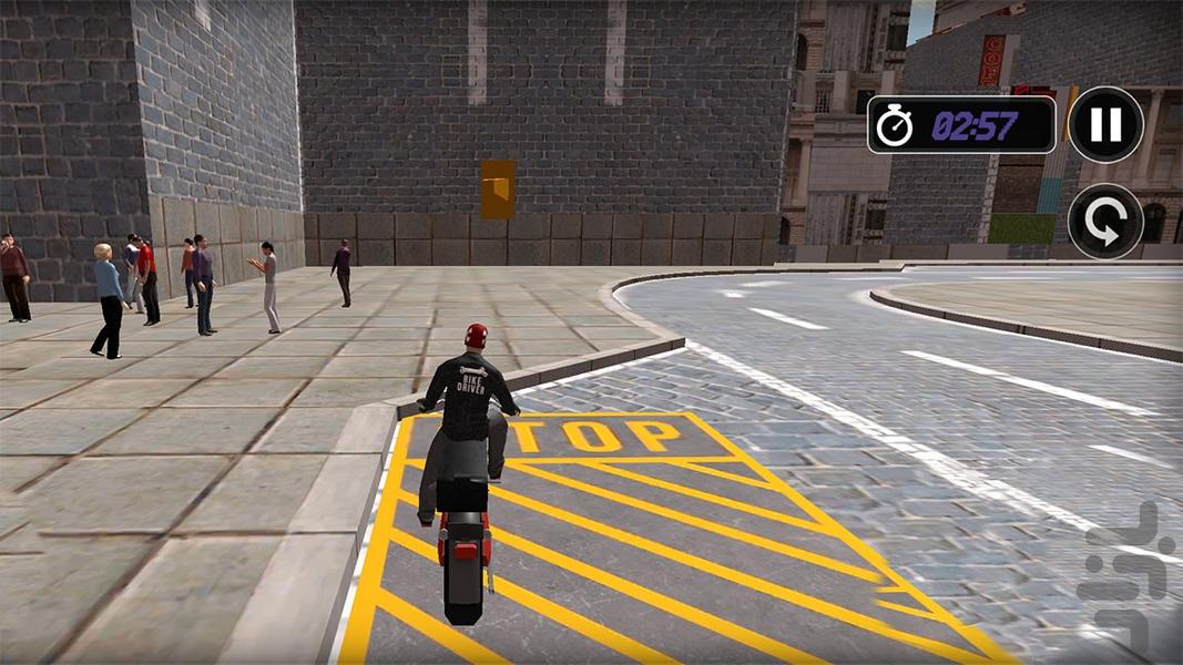 تاکسی موتوری | موتور بازی - Gameplay image of android game