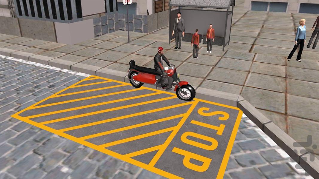 تاکسی موتوری | موتور بازی - Gameplay image of android game