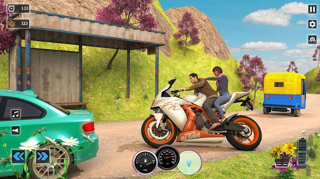 تاکسی موتوری | موتور بازی - Gameplay image of android game