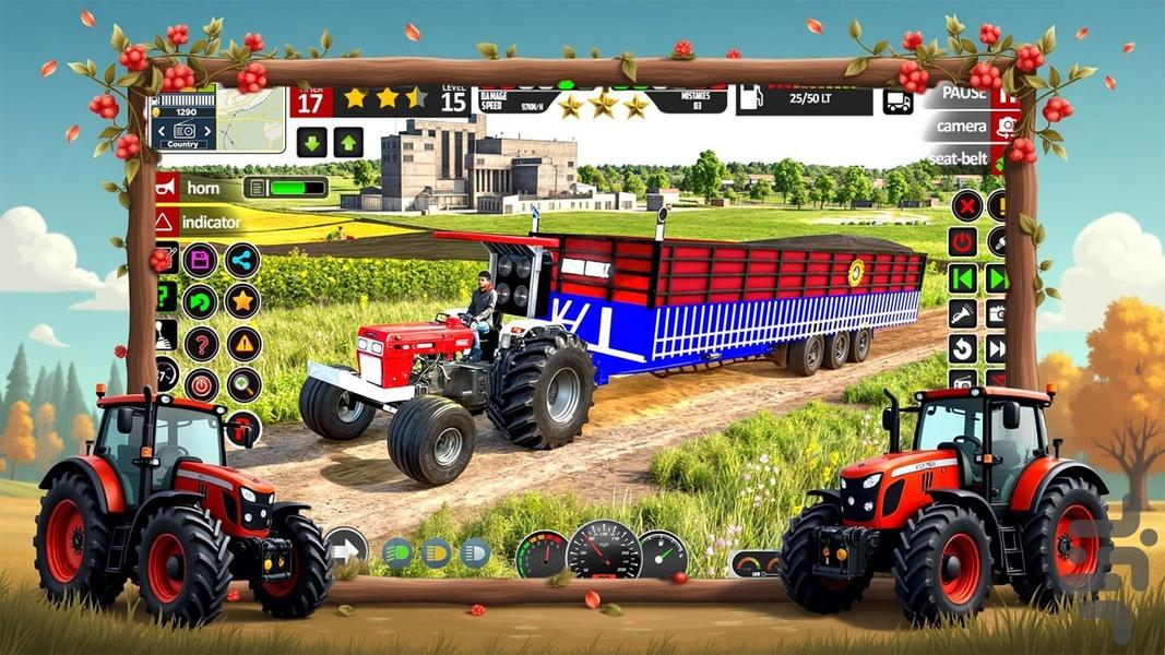 بازی ماشین تراکتور - Gameplay image of android game
