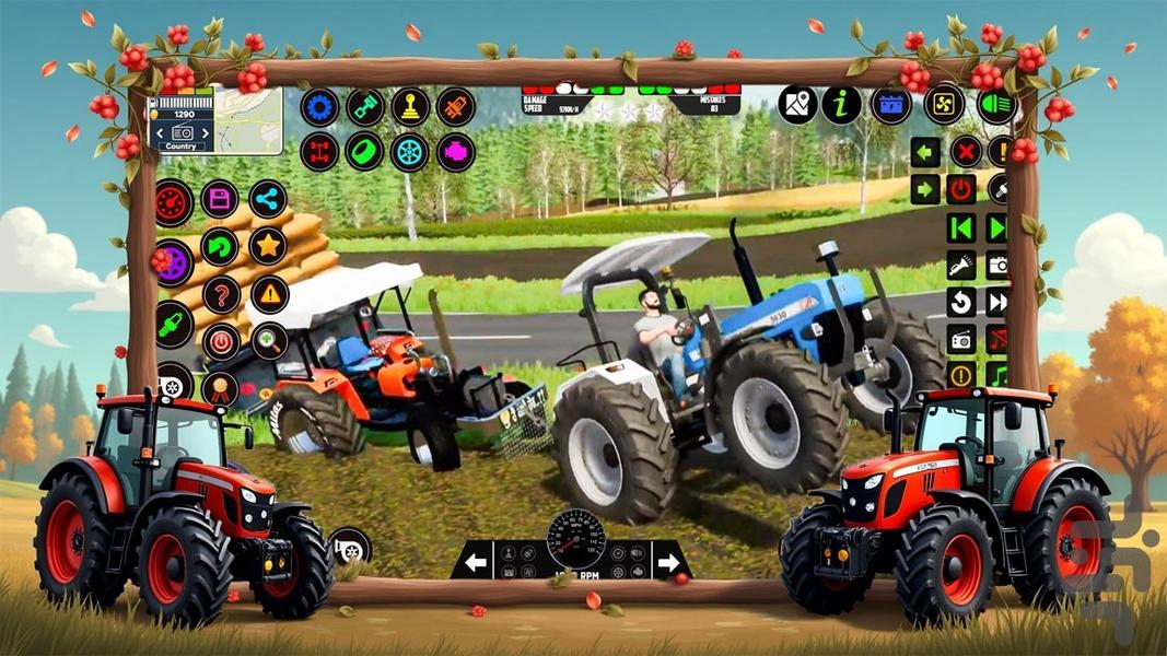 بازی ماشین تراکتور - Gameplay image of android game