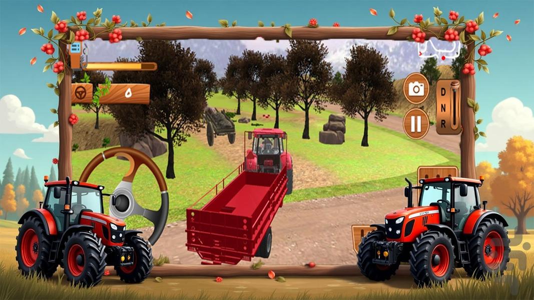 بازی ماشین تراکتور - Gameplay image of android game
