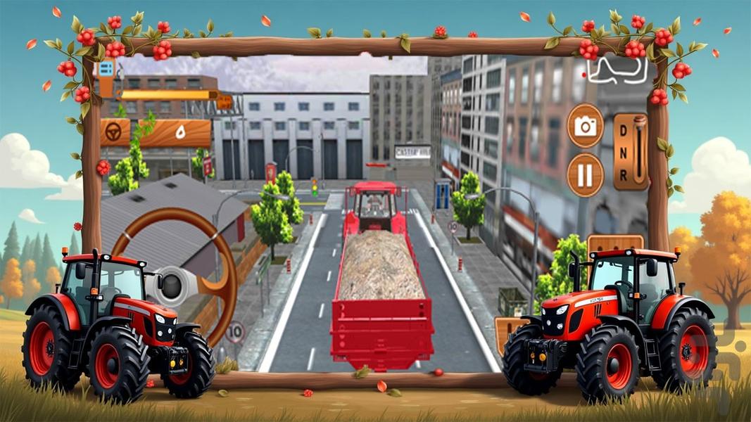 بازی ماشین تراکتور - Gameplay image of android game