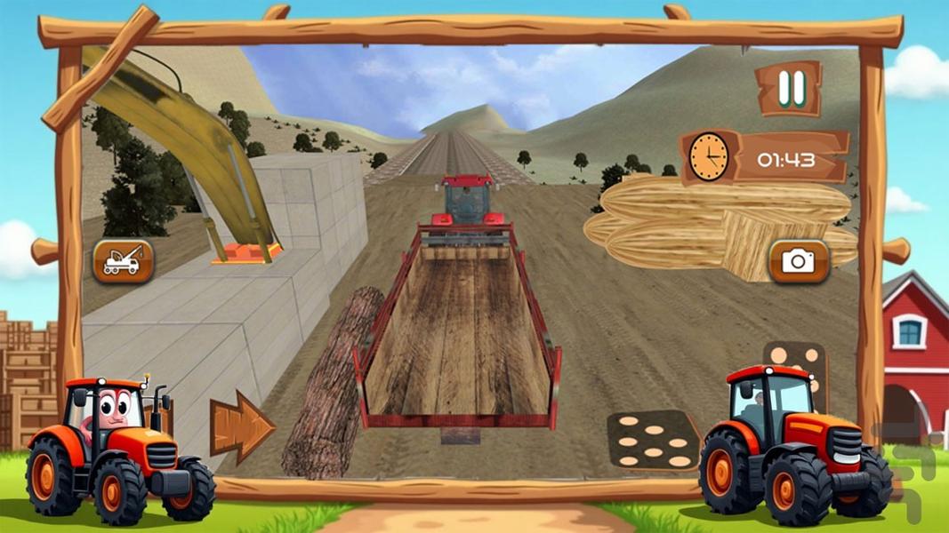 بازی تراکتور باربری - عکس بازی موبایلی اندروید