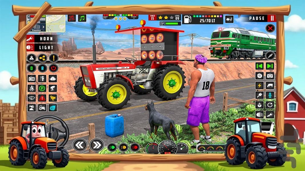 بازی تراکتور باربری - عکس بازی موبایلی اندروید
