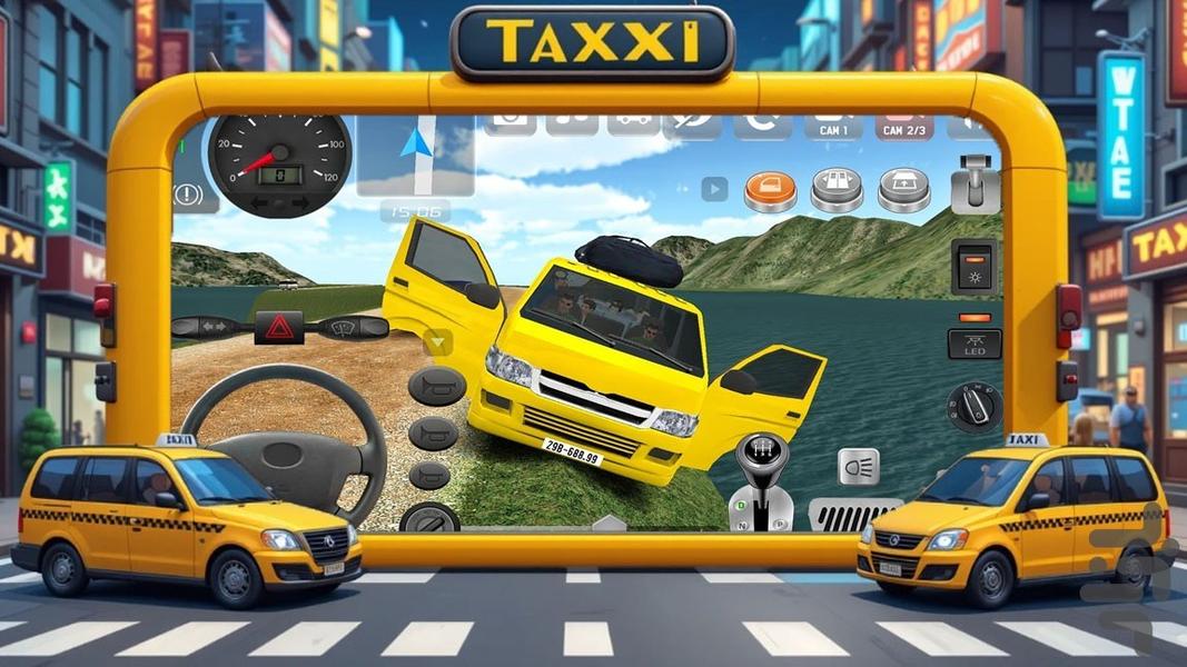 بازی تاکسی ون - Gameplay image of android game
