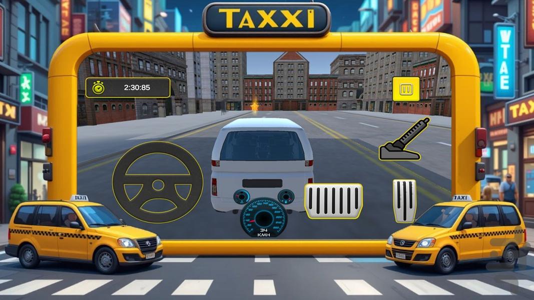 بازی تاکسی ون - Gameplay image of android game