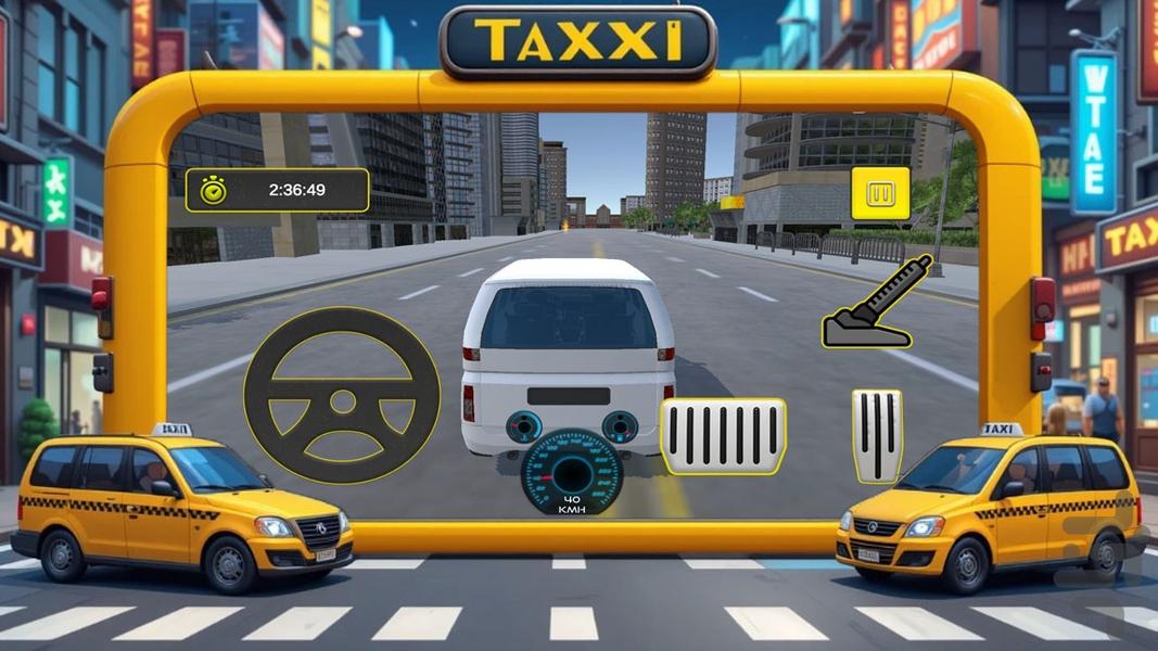 بازی تاکسی ون - Gameplay image of android game