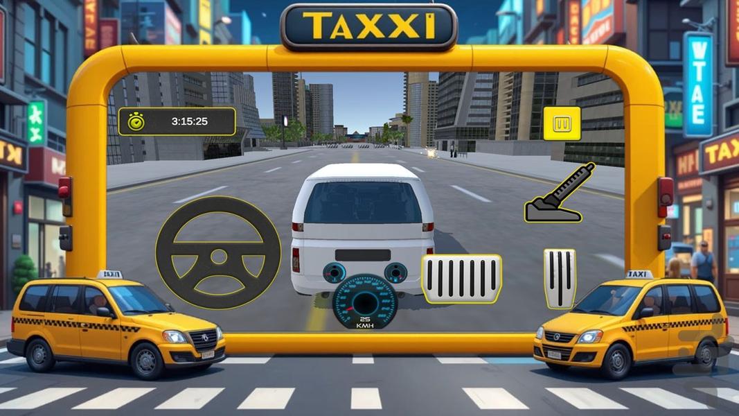 بازی تاکسی ون - Gameplay image of android game
