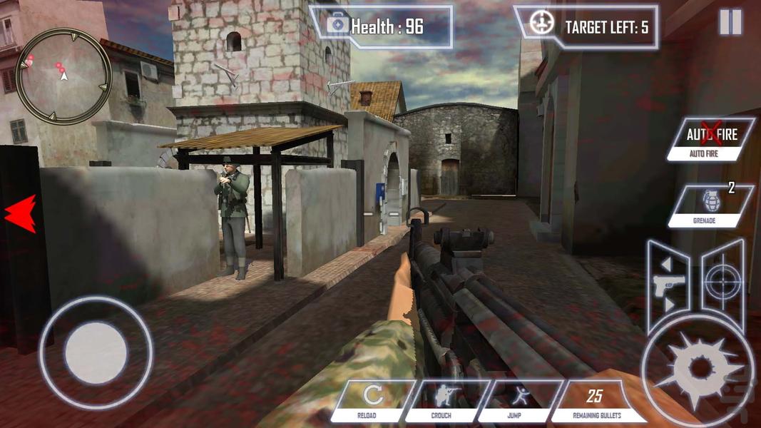 بازی شورش نازی ها - Gameplay image of android game