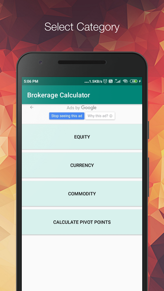 Brokerage Calculator  and Pivo - عکس برنامه موبایلی اندروید