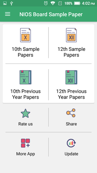 NIOS Board Sample Paper - Image screenshot of android app