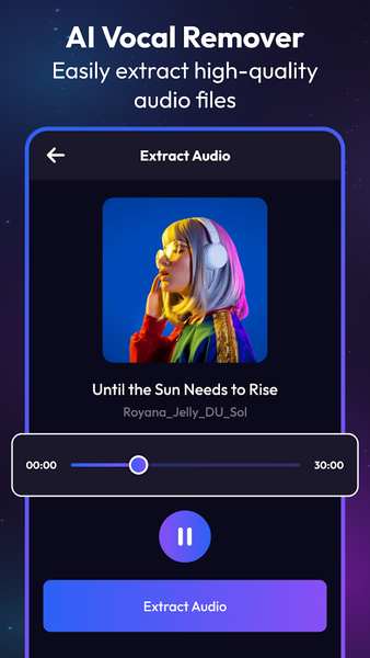 AI Vocal Remover & Music - عکس برنامه موبایلی اندروید