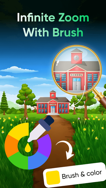 Endless Canvas Zoom : Max Zoom - عکس برنامه موبایلی اندروید