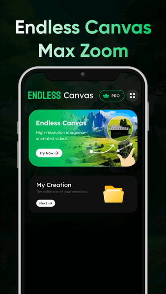 Endless Canvas Zoom : Max Zoom - عکس برنامه موبایلی اندروید