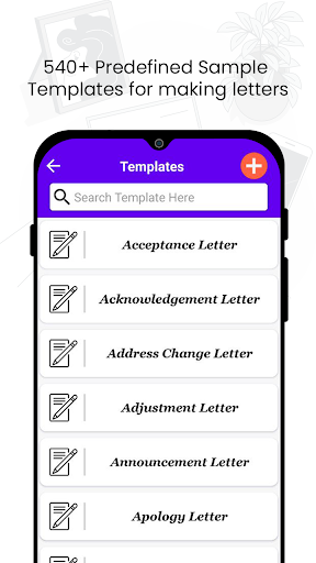 Letter Templates Offline - Image screenshot of android app