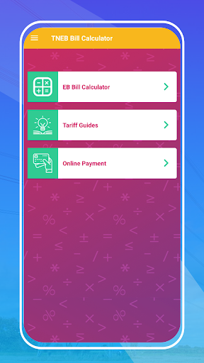 TNEB Bill Calculator - Image screenshot of android app