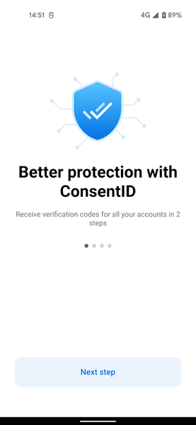 ConsentID - Image screenshot of android app
