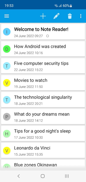 Note Text Reader (Read aloud) - عکس برنامه موبایلی اندروید