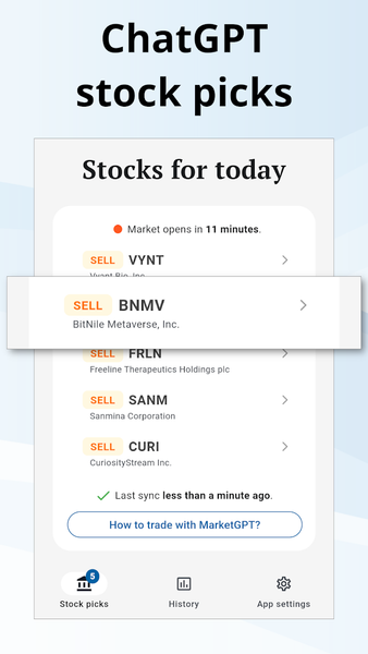 MarketGPT: AI stock picks - عکس برنامه موبایلی اندروید
