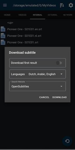 Subtitle Downloader - Image screenshot of android app