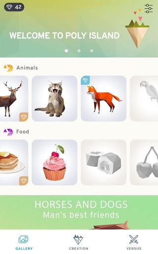 Poly Island: Art & Puzzle - عکس بازی موبایلی اندروید