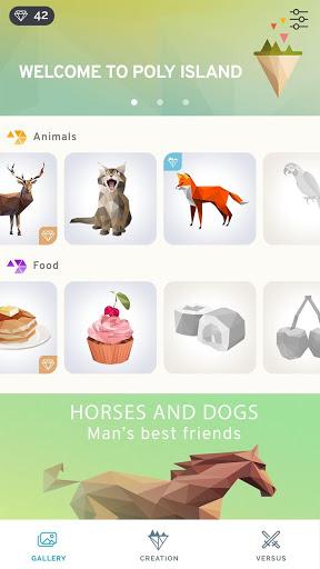 Poly Island: Art & Puzzle - عکس بازی موبایلی اندروید