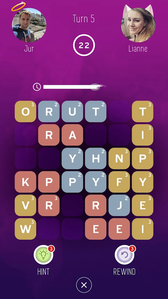 WordOn Blast - Gameplay image of android game