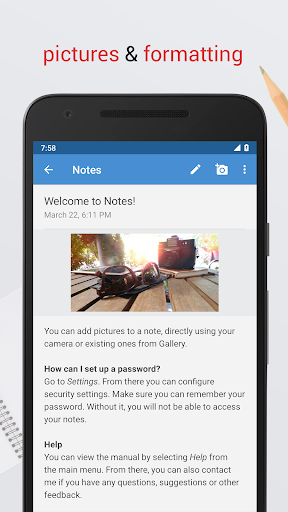 Notes - Image screenshot of android app