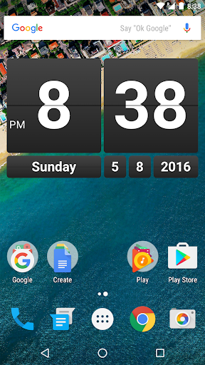 Retro Clock Widget - عکس برنامه موبایلی اندروید