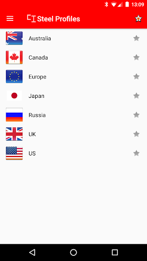 Steel Profiles - Image screenshot of android app