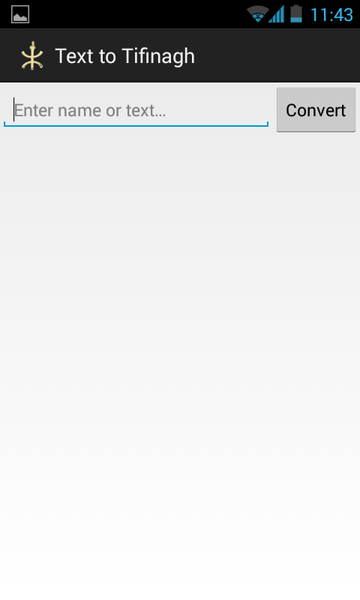 Text to Tifinagh - عکس برنامه موبایلی اندروید